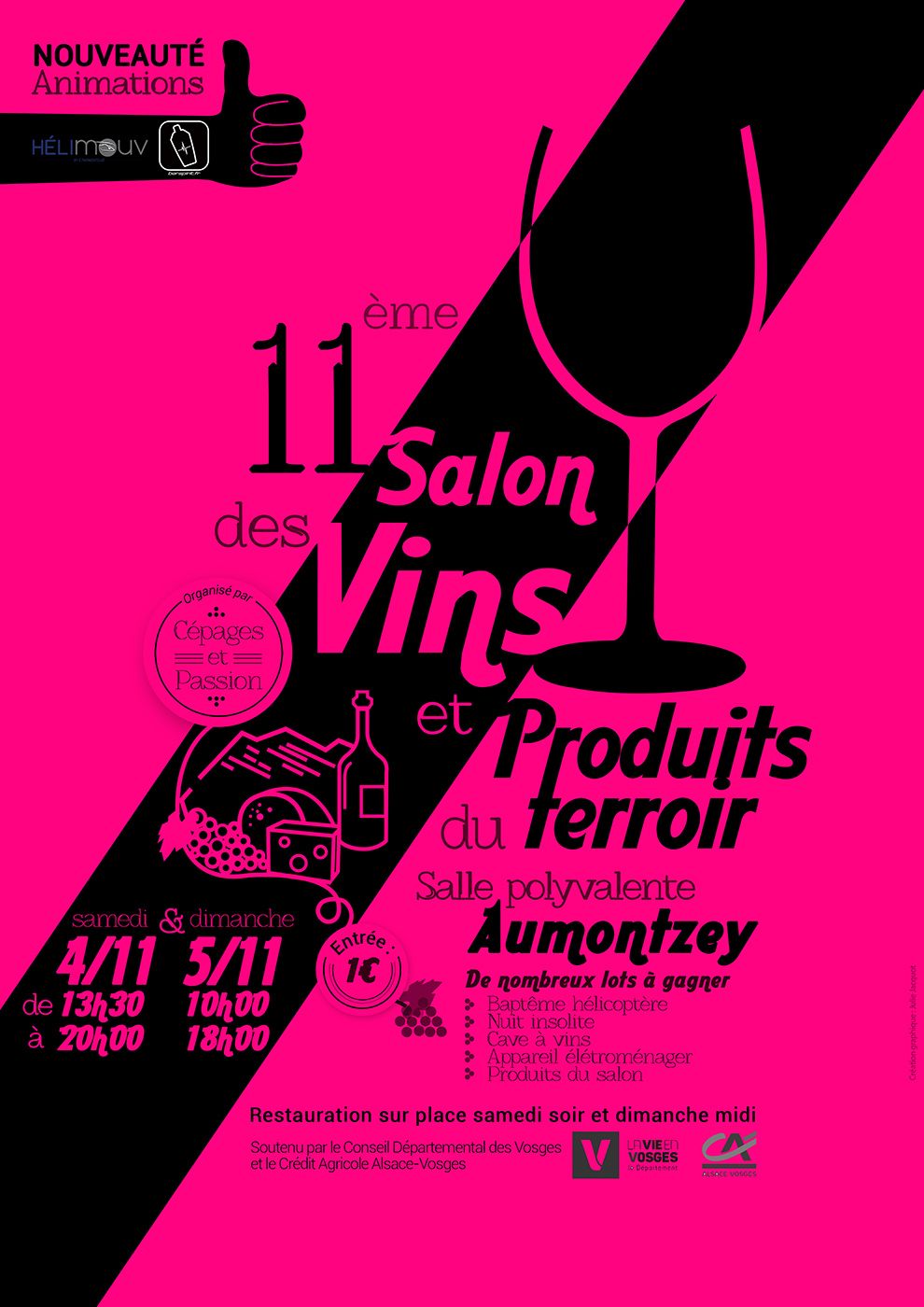 Granges-Autmonzey : 11ème Salon Vins et Terroirs ce weekend
