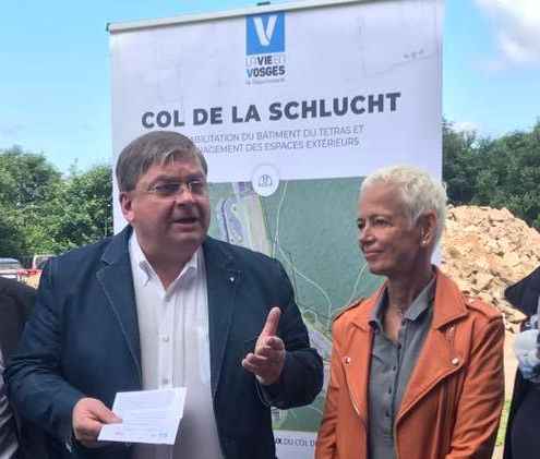 Vosges : les travaux d'Aménagement du Col de la Schlucht ont débuté