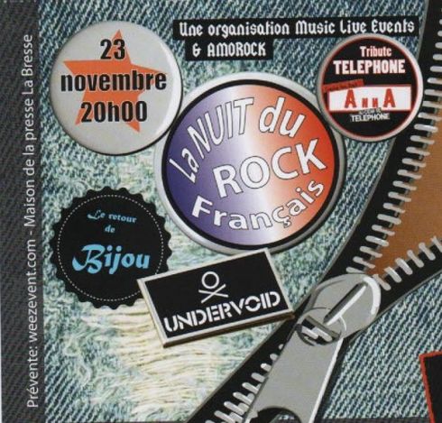 La Bresse : une nuit du rock français avec Bijou