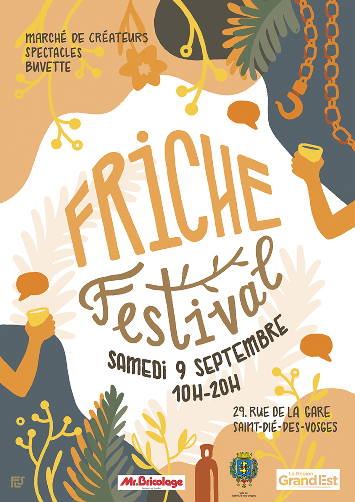 Création du Friche Festival à Saint-Dié le 9 septembre