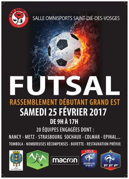 Futsal à Saint-Dié samedi au Palais omnisports
