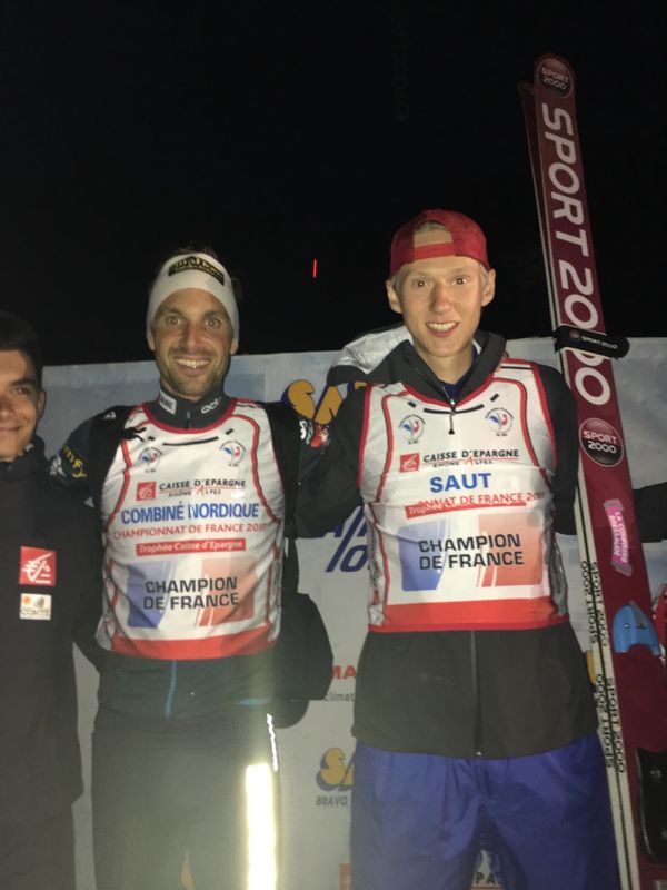 Saut à Ski et Combiné Nordique : les Vosgiens Paul brasme et Maxime Laheurte Champions de France