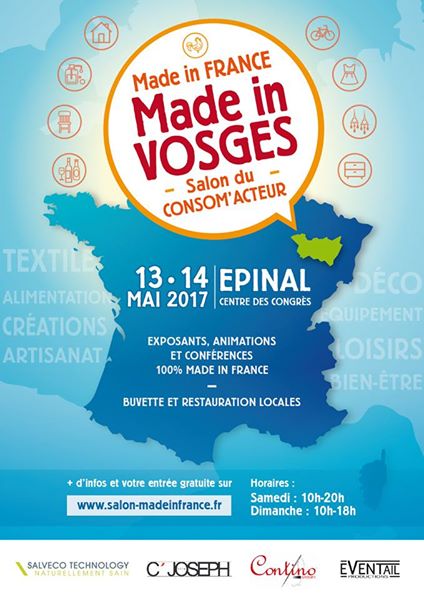 Epinal : 1er Salon du Made in Vosges le weekend du 13-14 mai