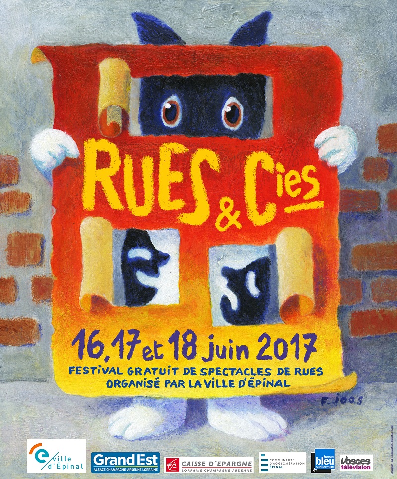Epinal : 34e festival Rues et Cies du vendredi 16 au dimanche 18 juin