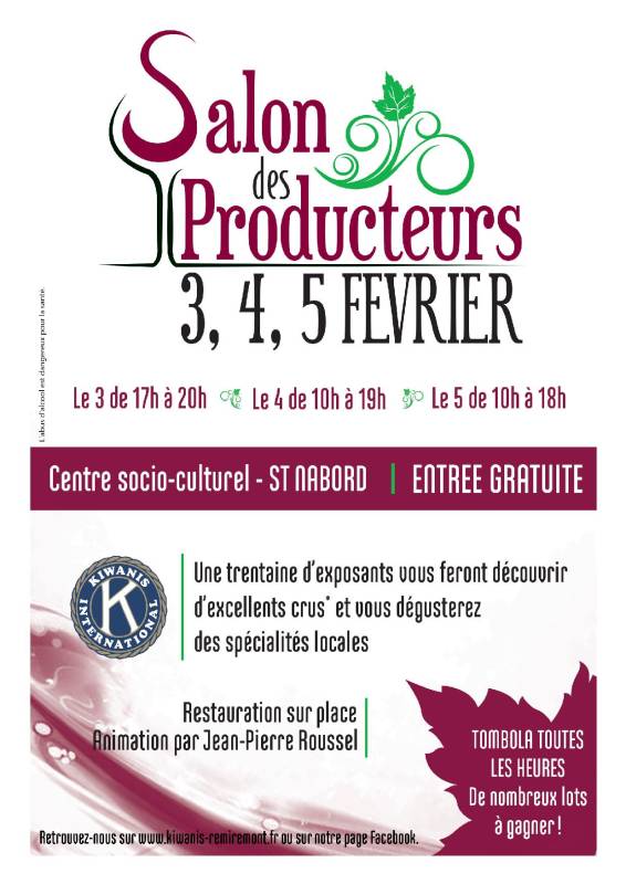 St Nabord : 5e Salon des producteurs organisé par le Kiwanis du 2 au 4 février