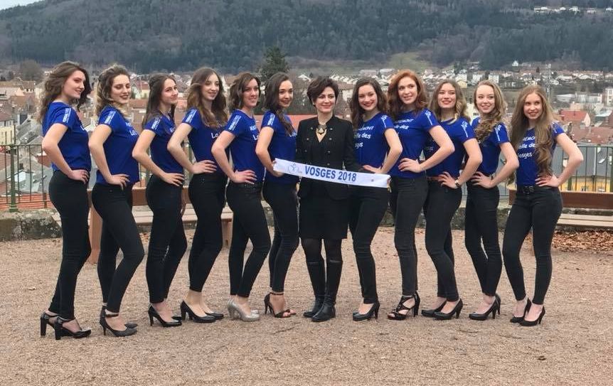 Le 11 de départ pour l'élection de Miss Vosges 2018