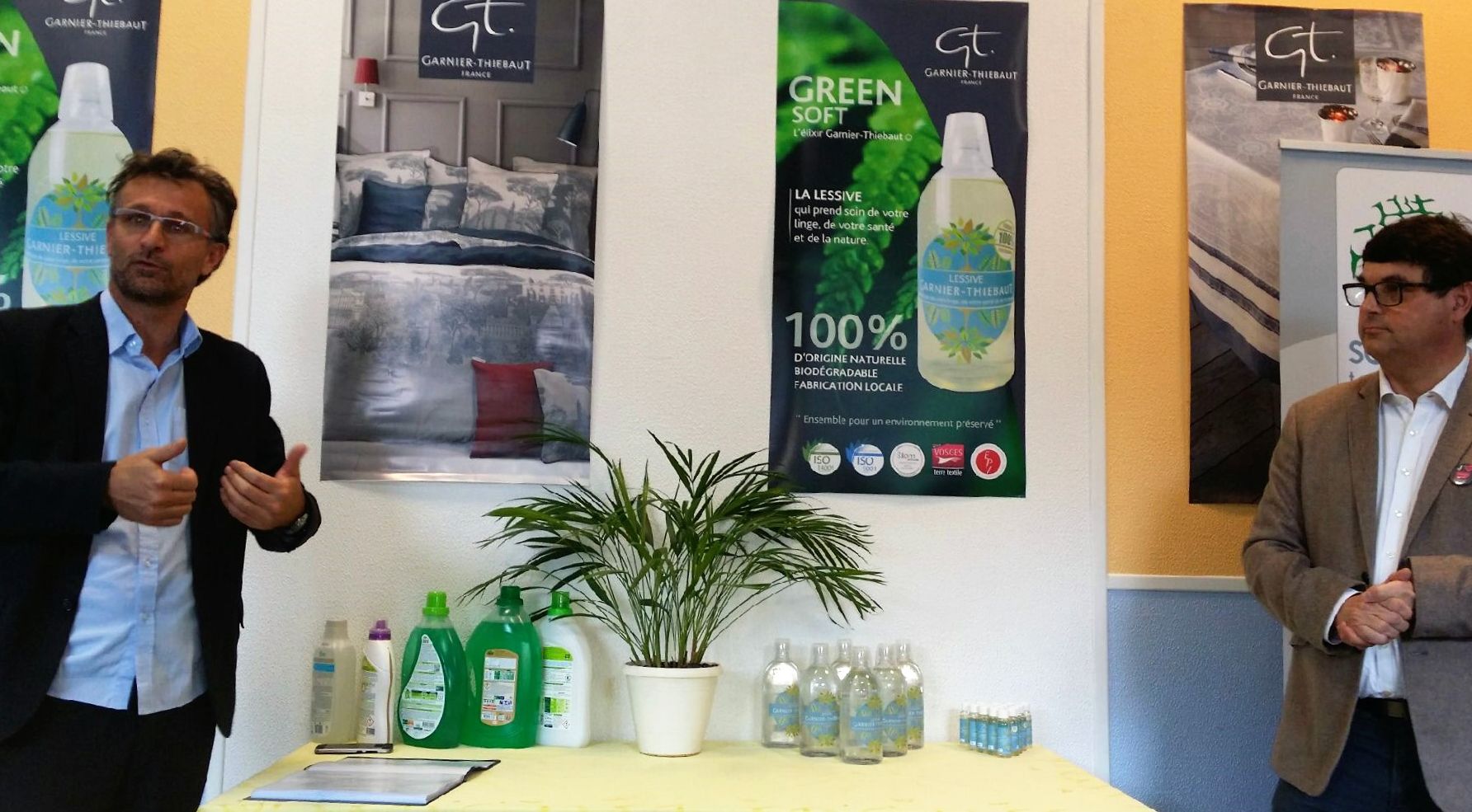Gérardmer : Garnier-Thiebaut et Salveco lancent une lessive 100% biodégradable
