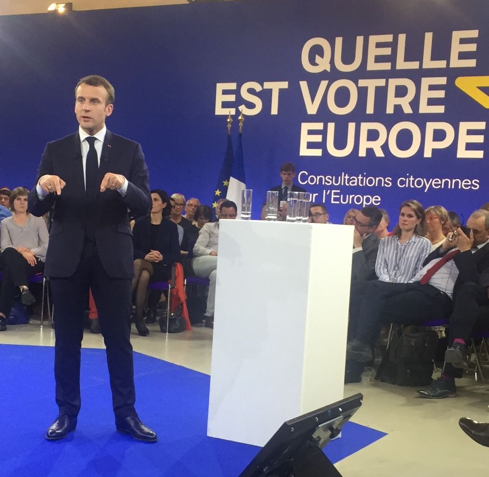 Emmanuel Macron a parlé Europe mais aussi de ruralité ce mardi soir à Epinal