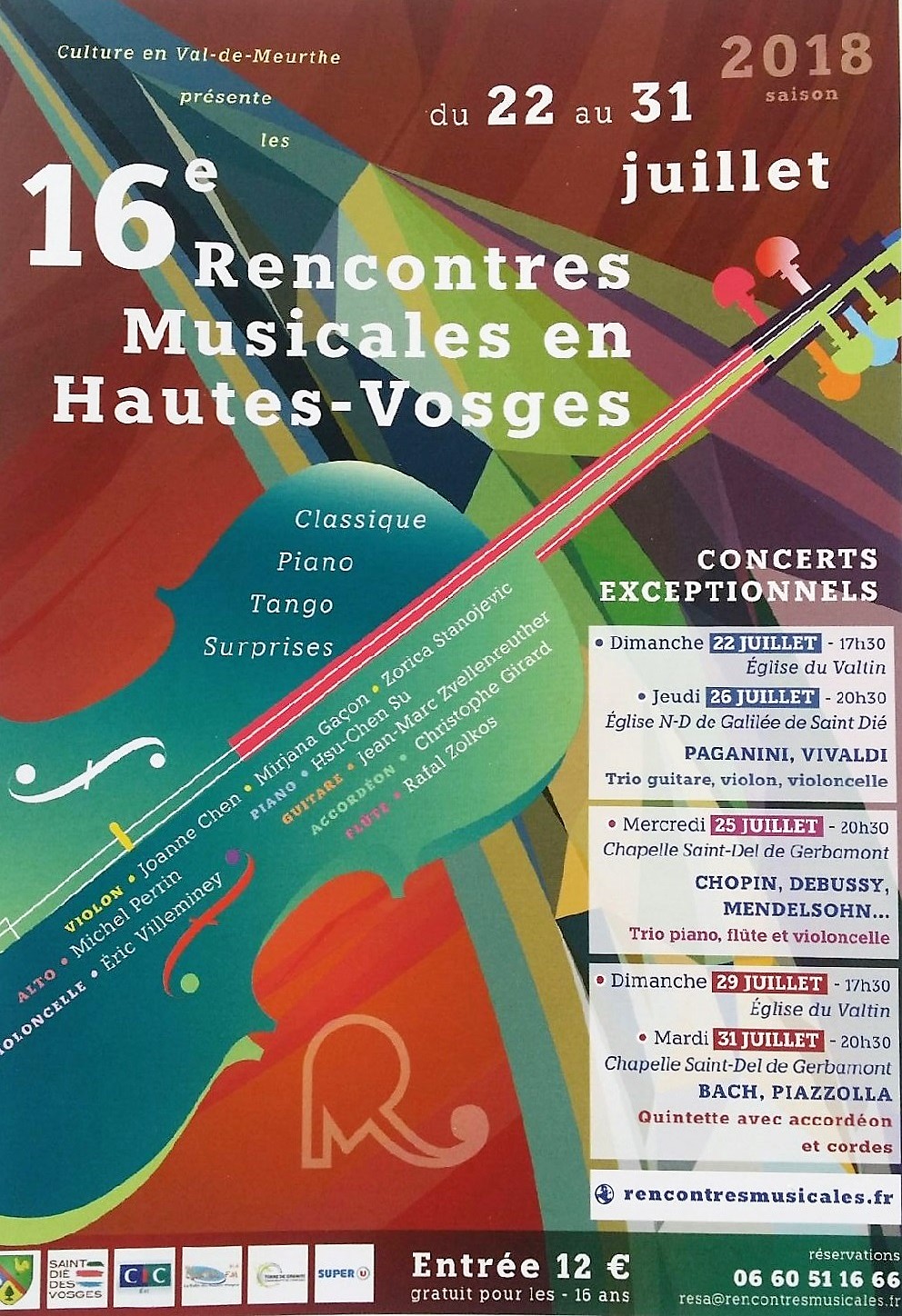 Hautes Vosges : (re)découvrez les Rencontres Musicales avec la 16e édition