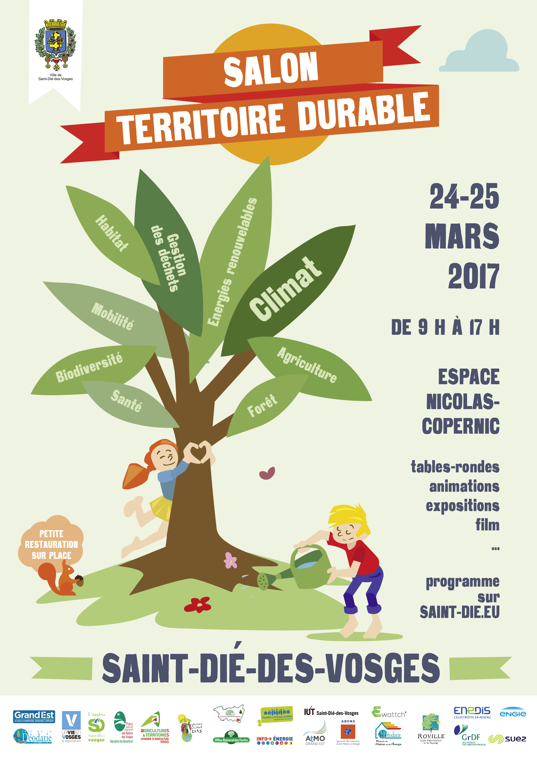 Salon du Territoire durable à Saint-Dié les 24-25 mars