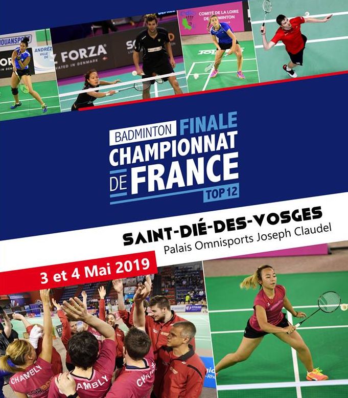 Saint-Dié capitale du Badminton français les 3 et 4 mai