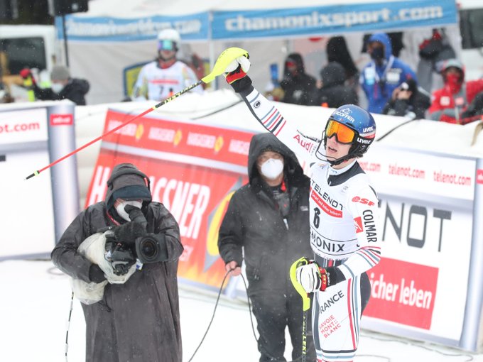 Ski Alpin Slalom Coupe du monde : ClÃ©ment NoÃ«l en champion Ã  Chamonix