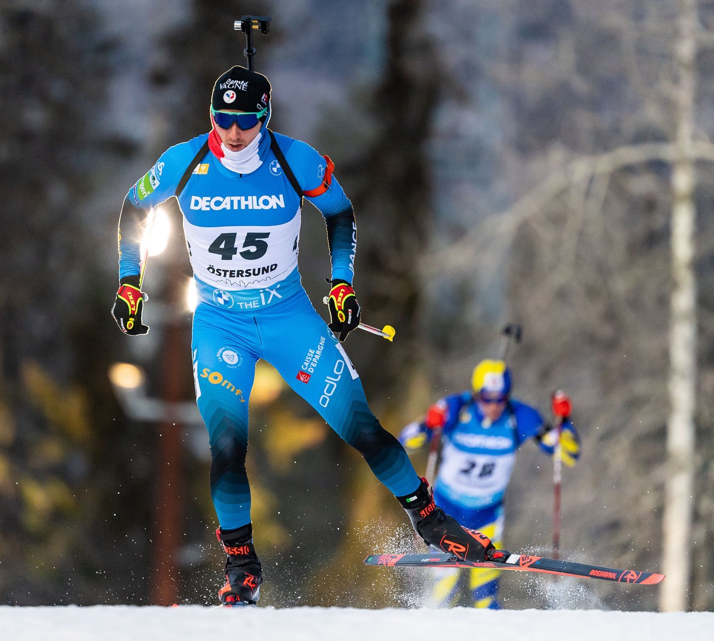 Biathlon Coupe du Monde Fabien Claude 6e à Ostersund