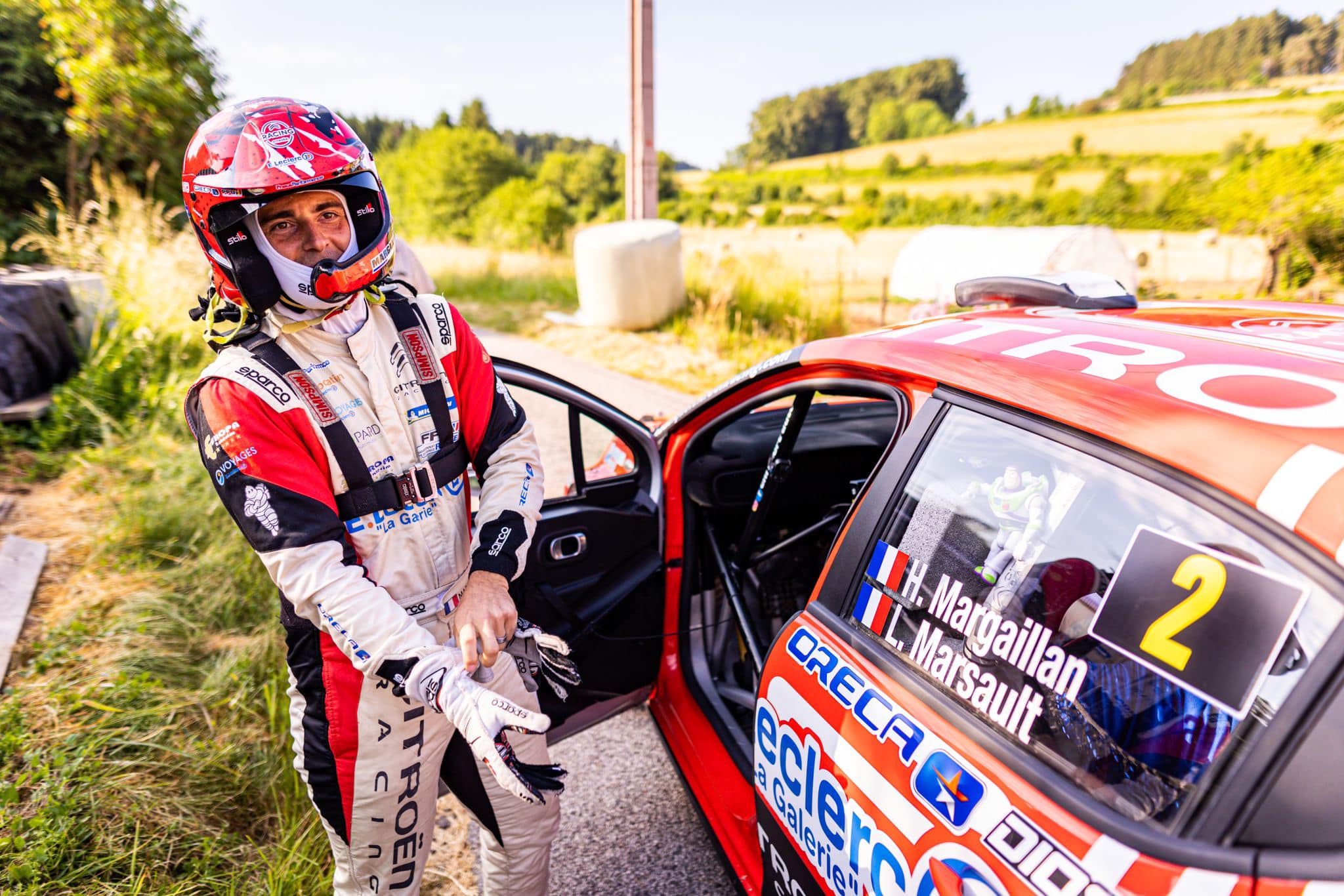 Rallye Vosges Grand Est Hugo Mardaillan vire en tête de la première spéciale de Mandray